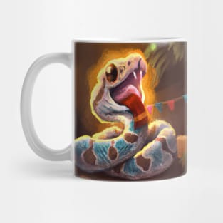 Cute Rattlesnake Drawing Mug